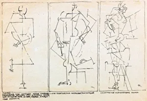 Malevich Prints: Cubist structure. From: On New Systems in Art, 1911