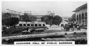 Images Dated 4th June 2007: Cucharee Hall of Public Audience, Agra, India, c1925