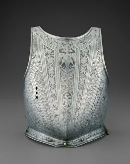 Cuirass Prints: Cuirass from an Armor of Tsar Dmitry I, Milan, 1605 / 06. Creator: Unknown