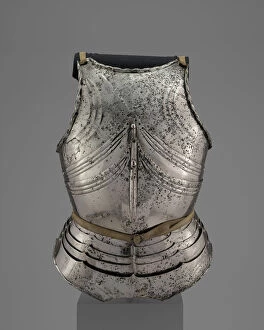 Chest Plate Gallery: Cuirass (Breastplate and Backplate) in the Late Gothic Style, Germany, c. 1480