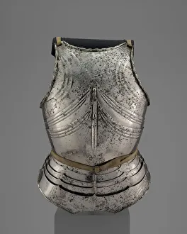 Cuirass Prints: Cuirass (Breastplate and Backplate) in the Late Gothic Style, Germany, c. 1480
