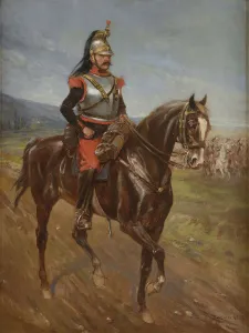 Cuirassier Prints: Cuirassier of the 1st Cuirassier Regiment, 1905
