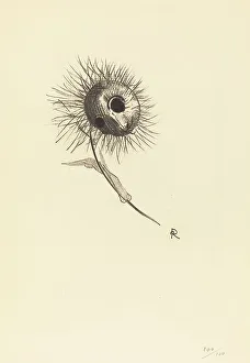 Imagination Prints: Cul-de-Lampe, 1890. Creator: Odilon Redon