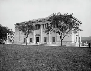 Greek Revival Prints: Cullum Memorial Hall, West Point, N.Y. between 1910 and 1920. Creator: Unknown