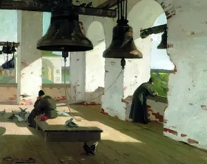 Ivan Prints: Cult of the Past, before 1908. Creator: Ivan Goryushkin-Sorokopudov