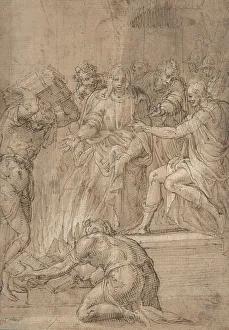 The Cumaean Sibyl before Tarquin the Proud, 16th century
