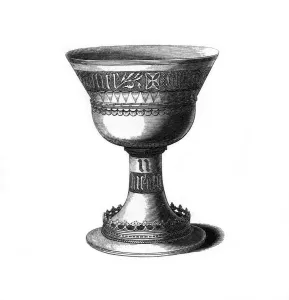 Pembroke Prints: Cup, 1347, (1843). Artist: Henry Shaw