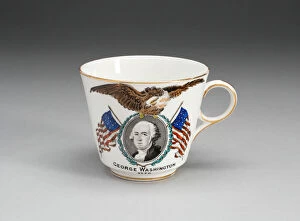 Patriotic Collection: Cup, 1876. Creator: W. T. Copeland & Sons
