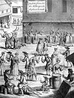 Images Dated 21st September 2009: Cup and ball fair, during the reign of Louis XIV, France, 17th century (1882-1884).Artist: Smeeton