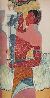 Minoan Gallery: The Cup-Bearer, Minoan, (c1950). Creator: Unknown