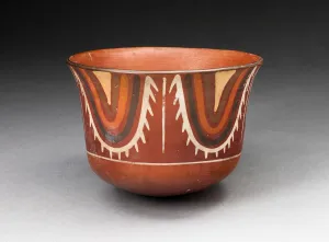 Cup with Concentric U-Shaped Motif, 180 B. C. / A. D. 500. Creator: Unknown