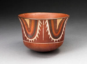 Cup with Concentric U-Shaped Motif, 180 B.C. / A.D. 500. Creator: Unknown