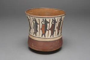 Cup Depicting a Band of Abstract Fish, 180 B. C. / A. D. 500. Creator: Unknown