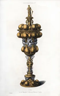 Cup, early 17th century, (1843). Artist: Henry Shaw