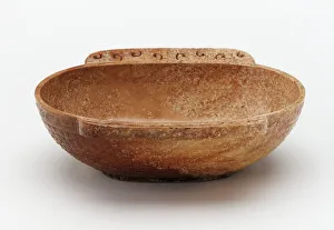 Jade Nephrite Prints: Cup with handles, Eastern Zhou dynasty, 475-221 BCE. Creator: Unknown