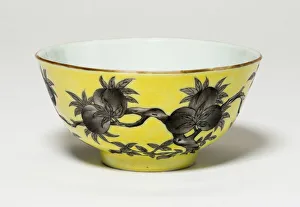 Cup with Peaches, Qing dynasty (1644-1911), Guangxu period (1875-1908), c. 1894