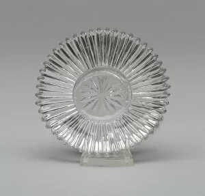 Pressed Glass Collection: Cup plate, 1800 / 40. Creator: Unknown