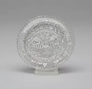 Pressed Glass Collection: Cup plate, 1830 / 35. Creator: Fort Pitt Glass Works