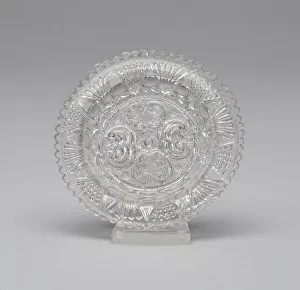 Saucer Prints: Cup plate, 1830 / 35. Creator: Fort Pitt Glass Works