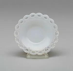 Pressed Glass Collection: Cup plate, 1830 / 35. Creator: Unknown