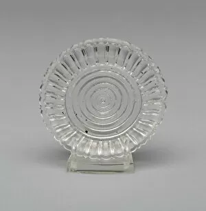 Pressed Glass Collection: Cup plate, 1840-1850. Creator: Unknown