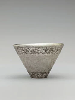 Arabia Gallery: Cup with a Poem on Wine, Iran, second half 10th-11th century. Creator: Unknown