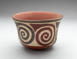 Spiral Prints: Cup with Repeated Spiral Motifs, 180 B. C. / A. D. 500. Creator: Unknown