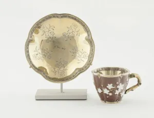 Cup and Saucer, Porcelain: c. 1780. Creator: Sevres Porcelain Manufactory