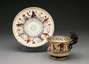 Cup and Saucer, Saint Petersburg, 1825 / 55. Creator: Russian Imperial Porcelain Factory