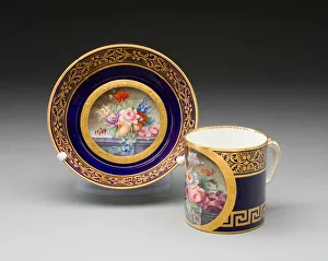 Teaware Prints: Cup and Saucer, Sevres, Late 18th century. Creator
