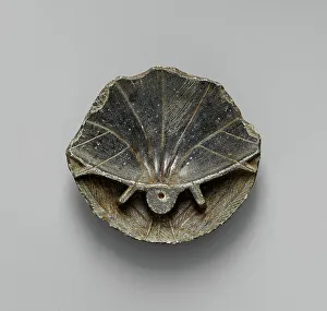 Seashell Prints: Cup in the Shape of a Shell, 1st century BC. Creator: Unknown