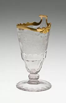 Cut Glass Collection: Cup, Silesia, c. 1760. Creator: Unknown