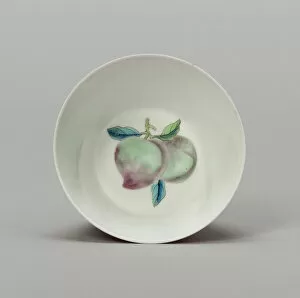 Cup with Stylized Fruit: Peaches, Qing dynasty (1644-1911)