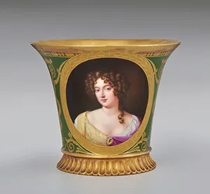 King Charles The Second Prints: Cup (Tasse Jasmin À Pied Cannelé)