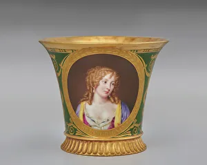 Sevres Prints: Cup (Tasse Jasmin À Pied Cannelé)