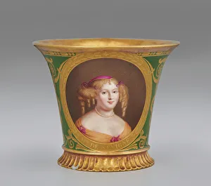 Sevres Prints: Cup (Tasse Jasmin À Pied Cannelé)