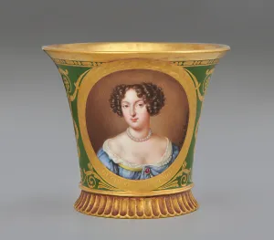 James Scott Prints: Cup (Tasse Jasmin À Pied Cannelé)