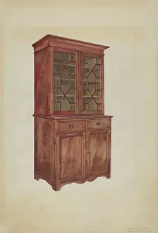 Cupboard, c. 1938. Creator: Virginia Kennady