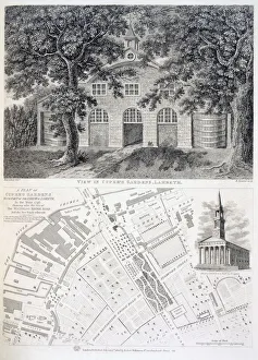 Ascension Prints: Cupers Gardens, Lambeth, 1746. Creator: English School (18th Century)