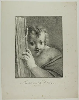 Denon Dominique Vivant Baron Prints: Cupid, 1817. Creator: Vivant Denon