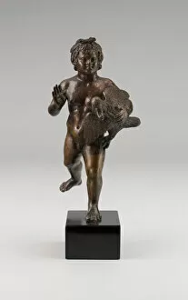 Painting And Sculpture Of Europe Gallery: Cupid Carrying a Swan, 1500 / 1600. Creator: Unknown