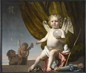Amor Collection: Cupid with a Glass Globe, c. 1657?1658