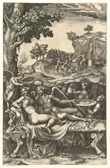 Metamorphoses Gallery: Cupid and Psyche, 1573-74. Creator: Giorgio Ghisi
