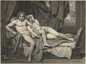 Cupid and Psyche, 1813. Creator: Jacques-Louis David (French, 1748-1825)