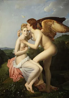 Cupid and Psyche. Artist: Gerard, Francois Pascal Simon (1770-1837)