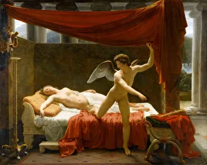 Cupid Prints: Cupid and Psyche. Artist: Picot, Francois-Edouard (1786-1868)