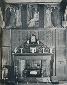 Palace Green Prints: The Cupid and Psyche Frieze at No. I Palace Green (North Wall), c1898