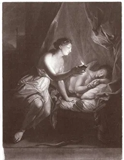 Gotfried Schalcken Prints: Cupid and Psyche, n.d. Creator: James McArdell