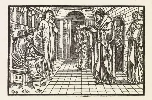 Epic Poem Prints: Cupid and Psyche - The reading of Apollo's Oracle to Psyche and her Father
