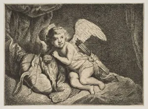 The Metropolitan Museu Prints: Cupid Resting (copy). n. d. Creator: Unknown